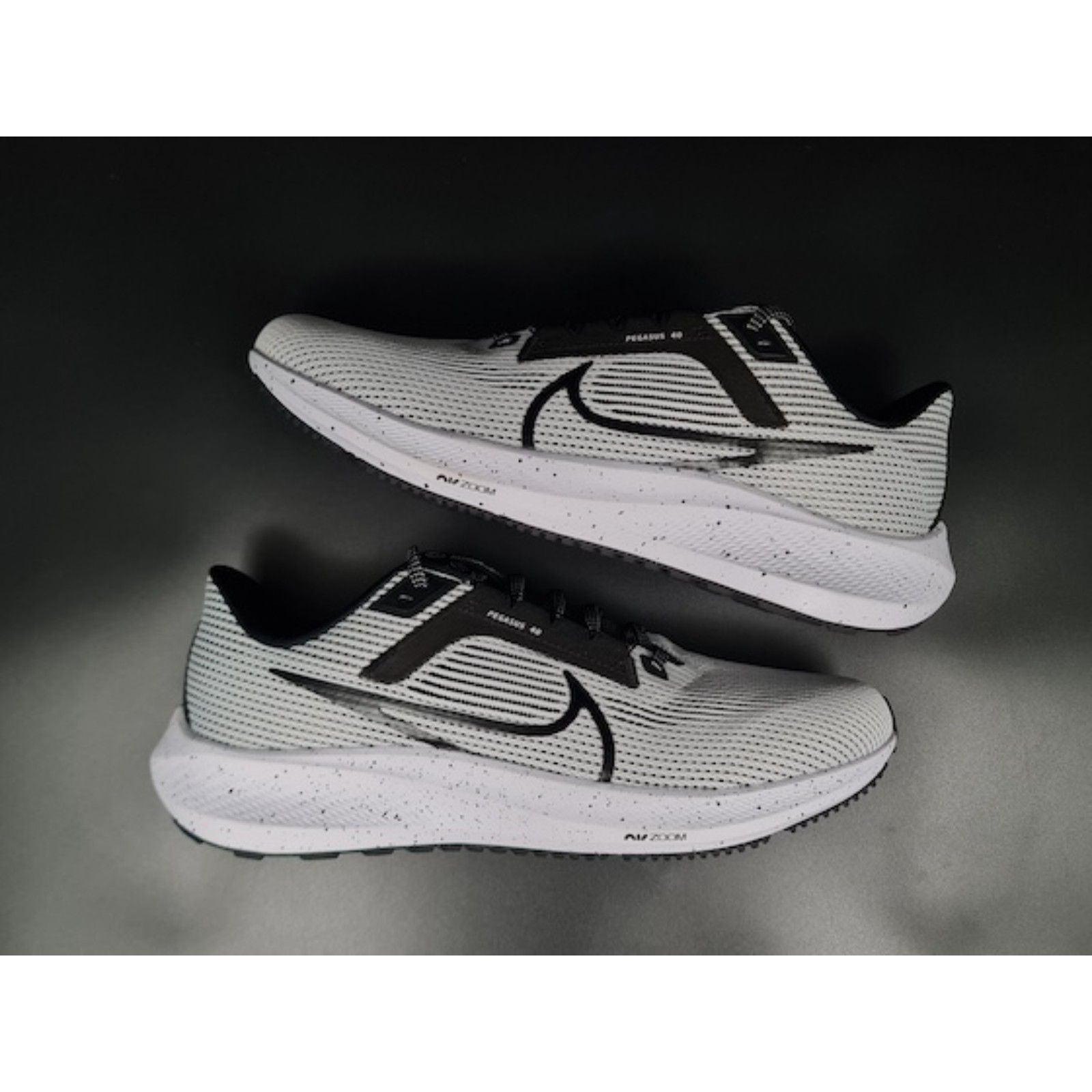 Nike Pegasus 40 "Black/White" Women's Running Shoe. Size 10. Dv3854-004